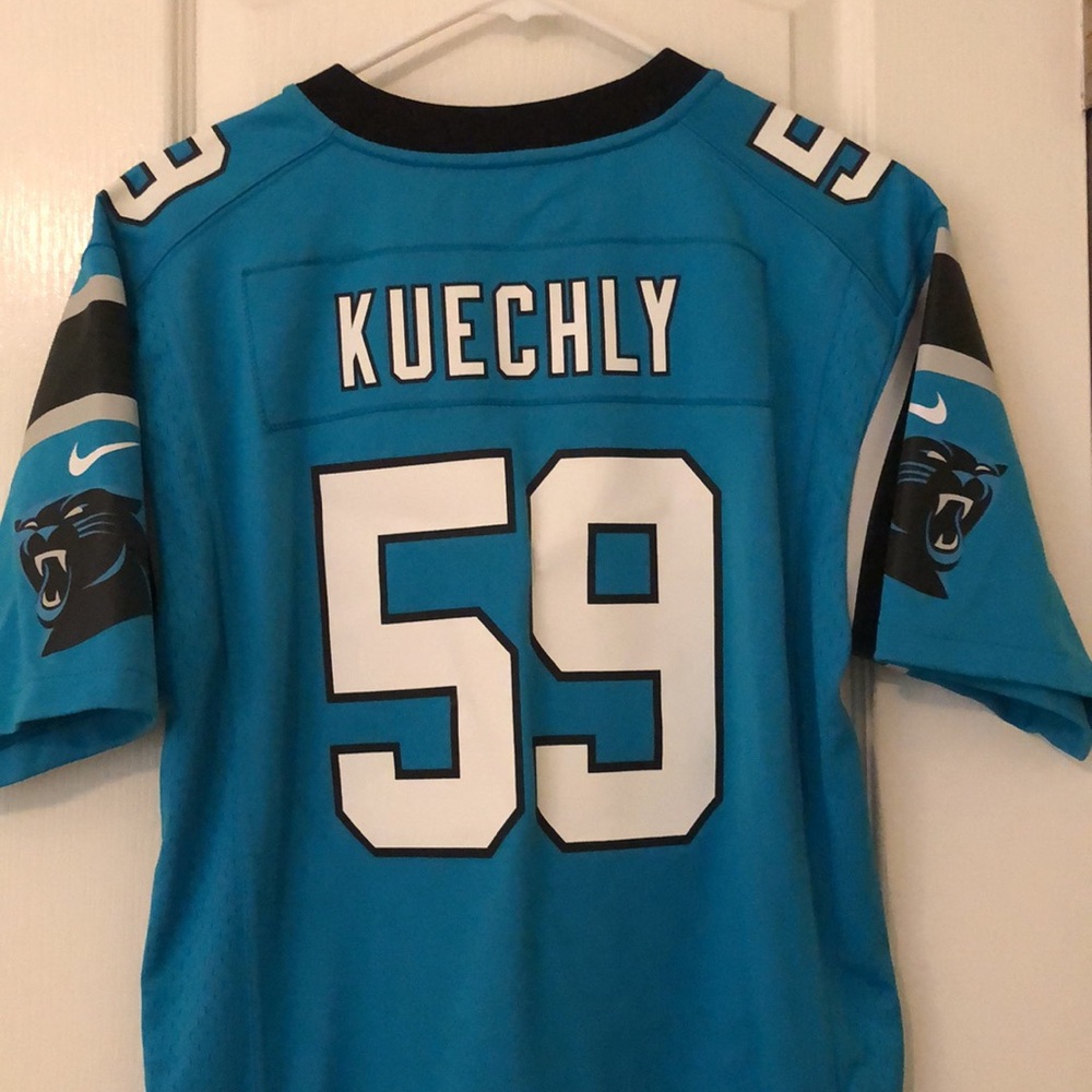 Carolina Panthers Kuechly Jersey (Youth Large)